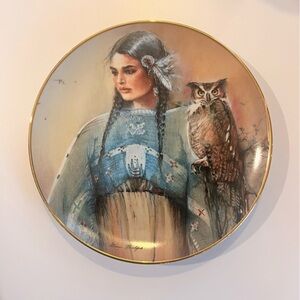 Princess Of Wisdom by Marie Buchfink Franklin Mint Collector Plate